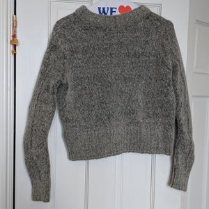 ✨🧥Alpaca Blend cropped gray sweater🧥✨